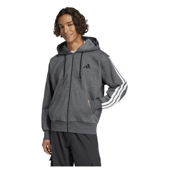 Adidas Ανδρική ζακέτα Essentials 3-S Fleece Full zip Hoodie Adidas Ανδρική ζακέτα Essentials 3-S Fleece Full zip Hoodie
